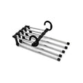 5 In1 Multi-Functional Pants Rack Stainless-Steel Wardrobe Magic Clothes Hanger
