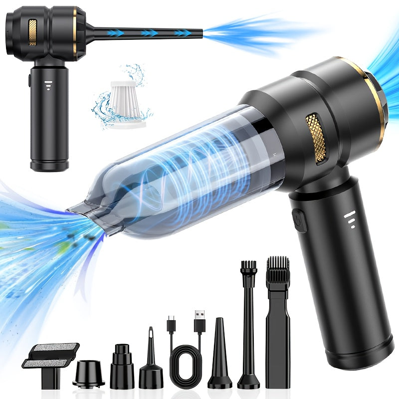 NNETM Portable Handheld Vacuum Cleaner – 200W Cordless Mini Vacuum for Home & Car