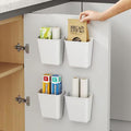 Self - Adhesive Wall Storage Box 4 - Pack for Organising