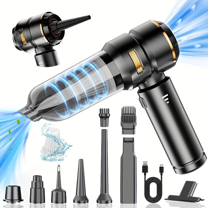 NNETM Portable Handheld Vacuum Cleaner – 200W Cordless Mini Vacuum for Home & Car