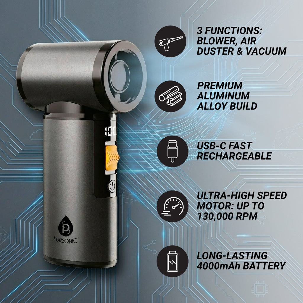 Powerful Cordless Pressure Washer & 3-in-1 Turbo Air System
