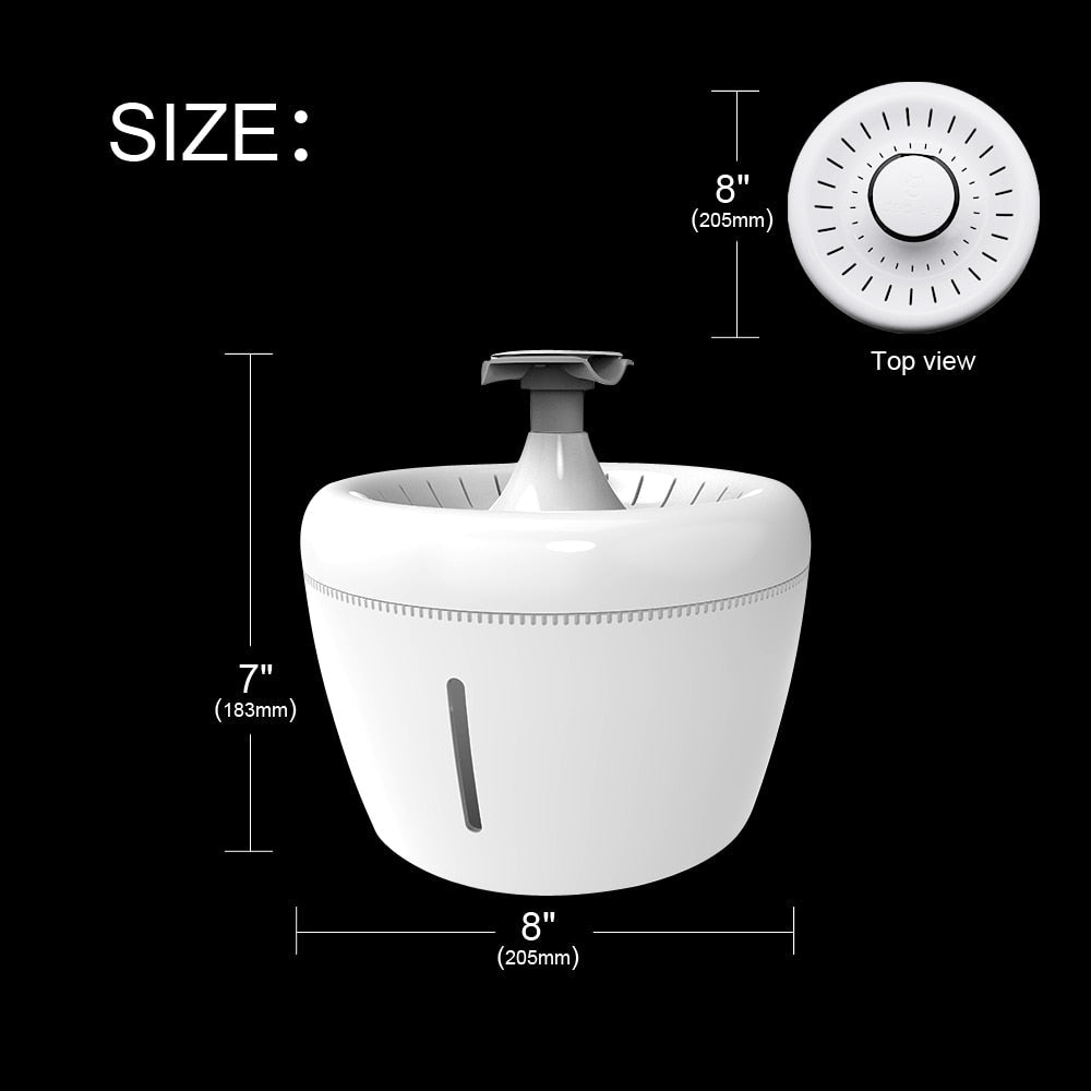NNEOBA Automatic Cat Fountain Water Drinking